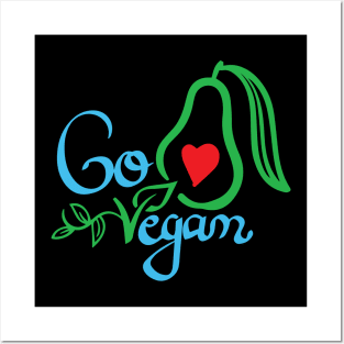 Go Vegan Posters and Art